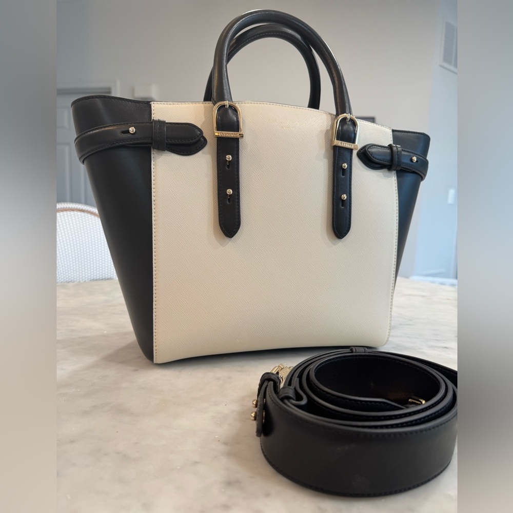 NWOT Aspinal of London Marylebone medium tote bag with optional strap - Picture 2 of 8